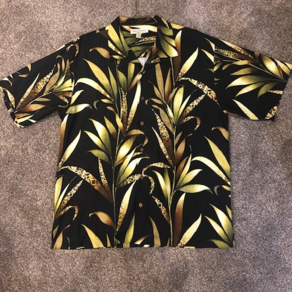 Tommy Bahama men's silk ss shirt